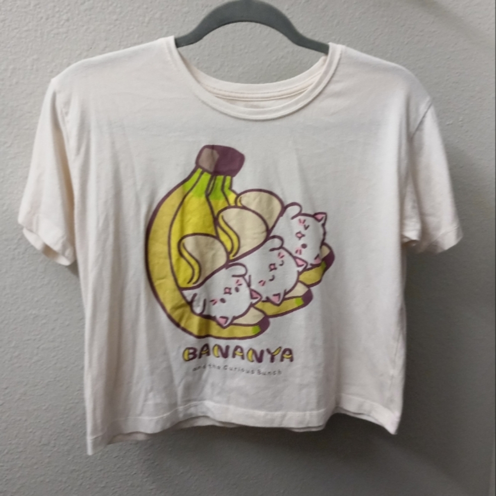 Banana Republic Cream Crop Top